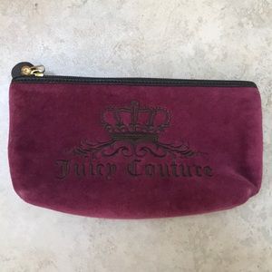Juicy Couture Velvet Clutch Pouch